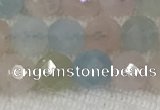 CMG350 15.5 inches 6mm faceted round amethyst gemstone beads