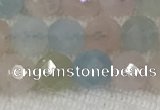 CMG350 15.5 inches 6mm faceted round amethyst gemstone beads