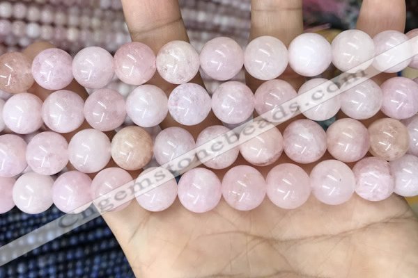 CMG412 15.5 inches 12mm round pink morganite beads wholesale