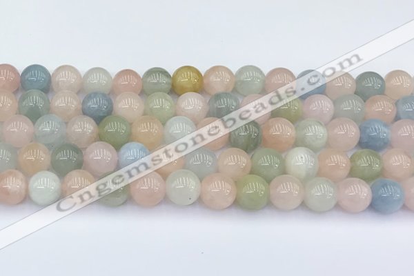 CMG432 15.5 inches 9mm round morganite beads wholesale