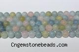 CMG442 15.5 inches 10mm round morganite gemstone beads wholesale