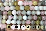 CMG518 15 inches 10mm round morganite gemstone beads