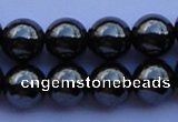 CMH11 16 inches 12mm round magnetic hematite beads Wholesale