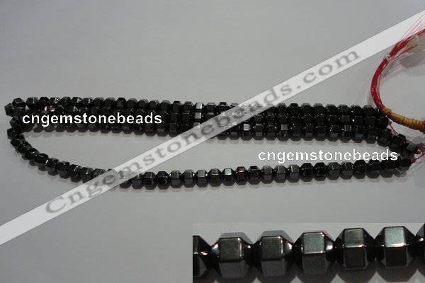 CMH124 15.5 inches 6*6mm magnetic hematite beads wholesale