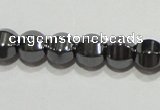 CMH129 15.5 inches 6*6mm pumpkin magnetic hematite beads