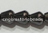 CMH138 15.5 inches 8*8mm teardrop magnetic hematite beads