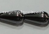 CMH140 15.5 inches 8*16mm teardrop magnetic hematite beads