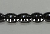 CMH146 15.5 inches 5*8mm rice magnetic hematite beads wholesale