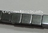 CMH160 15.5 inches 6*6mm cube magnetic hematite beads wholesale