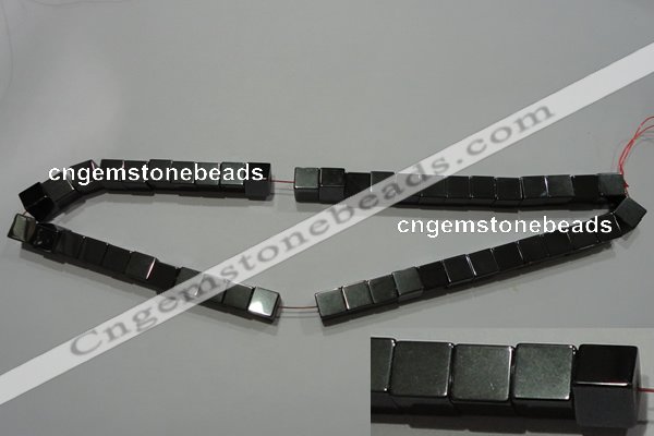 CMH161 15.5 inches 8*8mm cube magnetic hematite beads wholesale