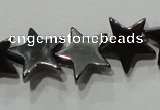 CMH177 15.5 inches 10*10mm star magnetic hematite beads wholesale