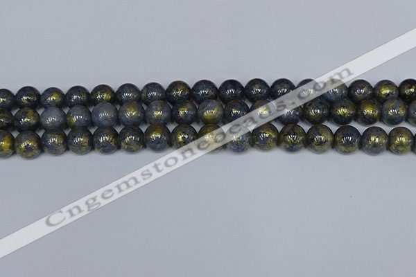 CMJ1002 15.5 inches 8mm round Mashan jade beads wholesale