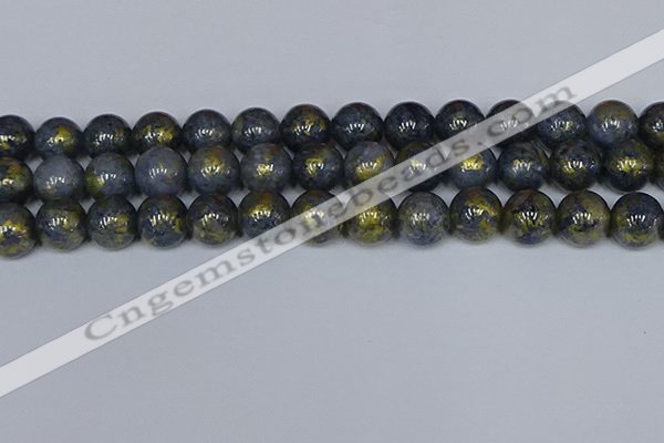 CMJ1003 15.5 inches 10mm round Mashan jade beads wholesale