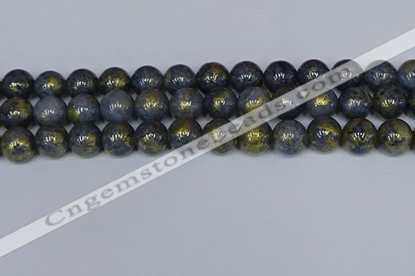 CMJ1004 15.5 inches 12mm round Mashan jade beads wholesale