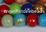 CMJ1014 15.5 inches 12mm round mixed Mashan jade beads wholesale