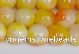 CMJ1051 15.5 inches 8mm round jade beads wholesale