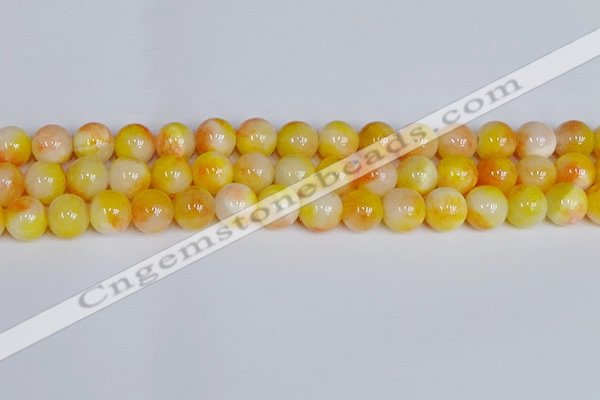 CMJ1051 15.5 inches 8mm round jade beads wholesale