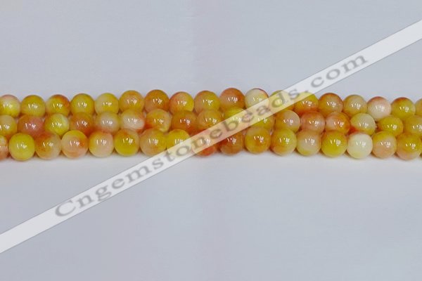 CMJ1056 15.5 inches 8mm round jade beads wholesale