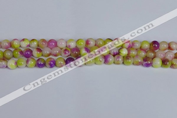 CMJ1071 15.5 inches 8mm round jade beads wholesale