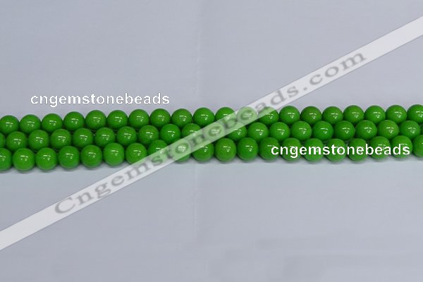 CMJ115 15.5 inches 8mm round Mashan jade beads wholesale