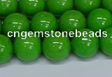 CMJ117 15.5 inches 12mm round Mashan jade beads wholesale