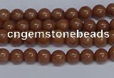 CMJ183 15.5 inches 4mm round Mashan jade beads wholesale