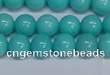 CMJ193 15.5 inches 10mm round Mashan jade beads wholesale