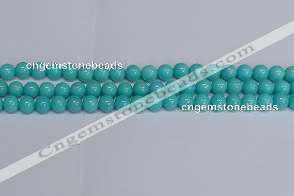 CMJ193 15.5 inches 10mm round Mashan jade beads wholesale