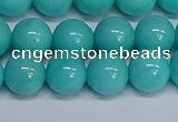 CMJ194 15.5 inches 12mm round Mashan jade beads wholesale