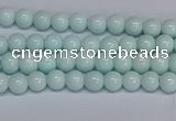 CMJ211 15.5 inches 4mm round Mashan jade beads wholesale