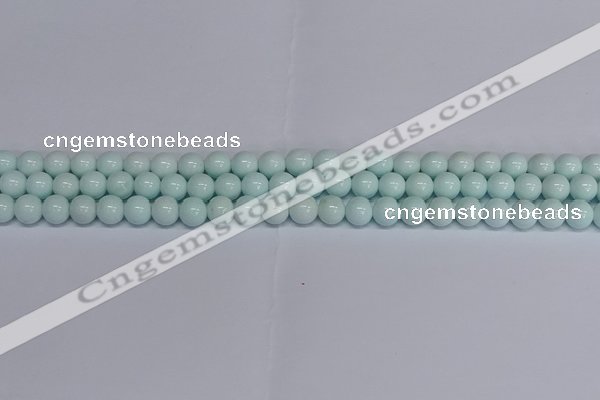 CMJ213 15.5 inches 8mm round Mashan jade beads wholesale