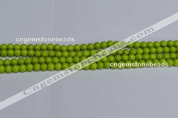 CMJ219 15.5 inches 6mm round Mashan jade beads wholesale