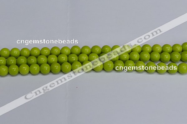 CMJ221 15.5 inches 10mm round Mashan jade beads wholesale