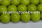 CMJ222 15.5 inches 12mm round Mashan jade beads wholesale