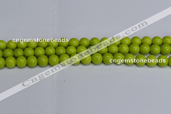 CMJ222 15.5 inches 12mm round Mashan jade beads wholesale