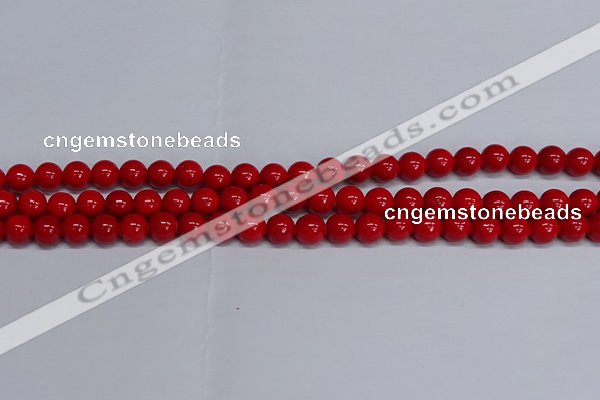 CMJ227 15.5 inches 8mm round Mashan jade beads wholesale