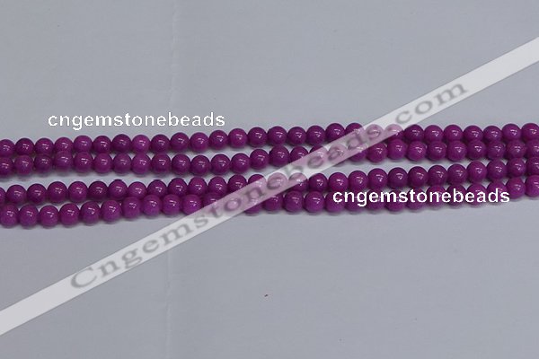 CMJ254 15.5 inches 6mm round Mashan jade beads wholesale