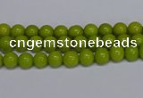 CMJ267 15.5 inches 4mm round Mashan jade beads wholesale