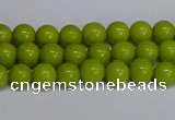 CMJ268 15.5 inches 6mm round Mashan jade beads wholesale