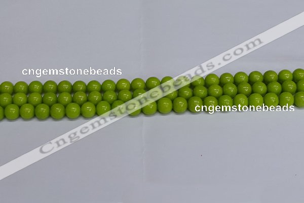 CMJ269 15.5 inches 8mm round Mashan jade beads wholesale