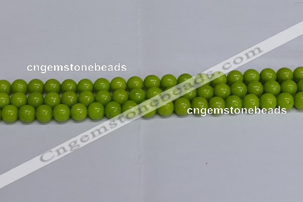 CMJ270 15.5 inches 10mm round Mashan jade beads wholesale