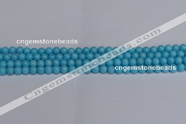 CMJ275 15.5 inches 6mm round Mashan jade beads wholesale