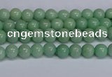 CMJ281 15.5 inches 4mm round Mashan jade beads wholesale