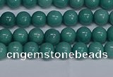 CMJ289 15.5 inches 6mm round Mashan jade beads wholesale