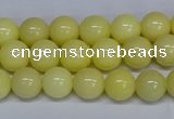 CMJ297 15.5 inches 8mm round Mashan jade beads wholesale