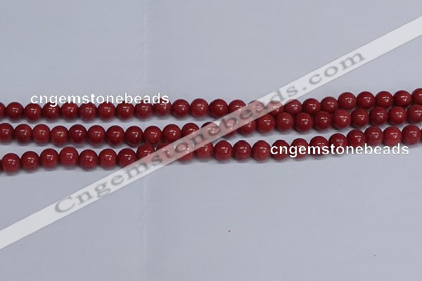 CMJ318 15.5 inches 8mm round Mashan jade beads wholesale