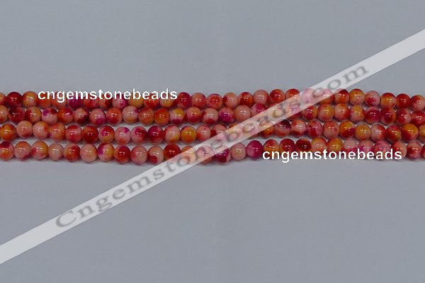 CMJ401 15.5 inches 6mm round rainbow jade beads wholesale