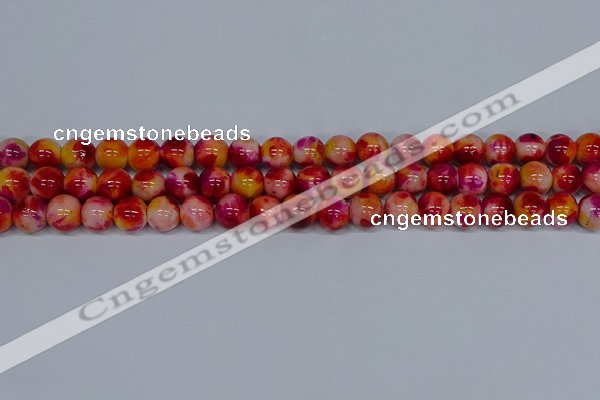 CMJ403 15.5 inches 10mm round rainbow jade beads wholesale