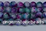 CMJ408 15.5 inches 6mm round rainbow jade beads wholesale