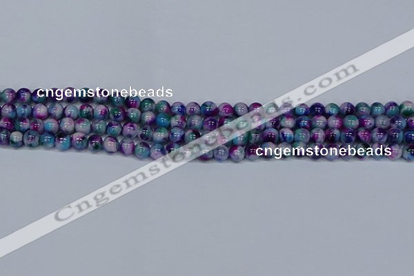 CMJ408 15.5 inches 6mm round rainbow jade beads wholesale